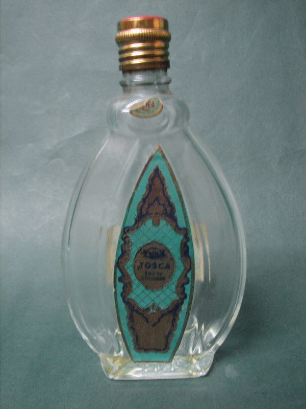 Old TOSCA by 4711 Eau de cologne empty bottle, marked on base 100 cm3 